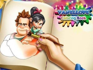 Vanellope Coloring Book Online Game