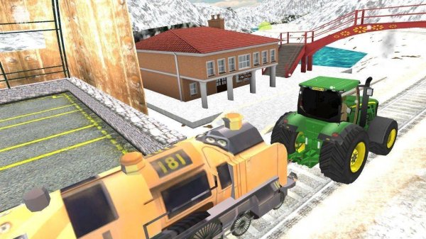 Tractor Towing Train Online Game