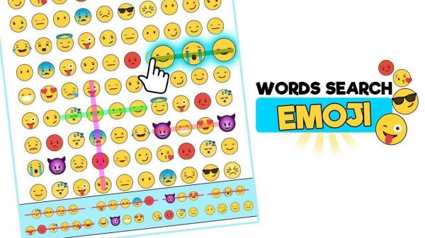 Word Search Emoji Puzzle Game