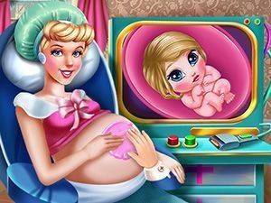 Cinderella Pregnant Check Up Online Game