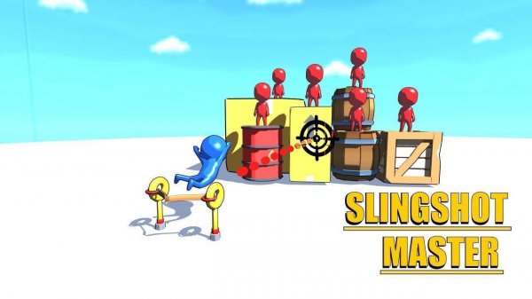Slingshot Master: Stickman Adventure Game