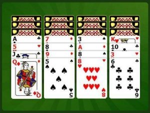 Amber Solitaire Card Challenge