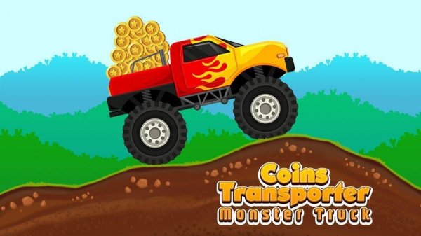 Coins Transporter Monster Truck Online Game