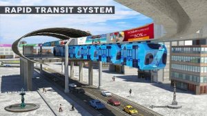 Elevated Train Driving Simulator Sky Tram Driver Online Game