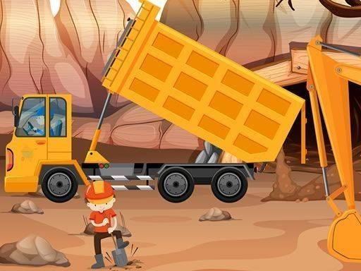 Dump Trucks Hidden Objects Puzzle Game