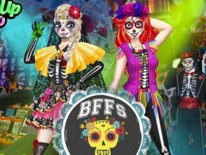 BFFS Day of the Dead Dress Up Game