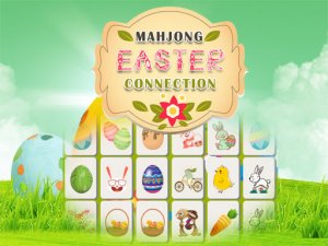 Easter Mahjong Connection Puzzle