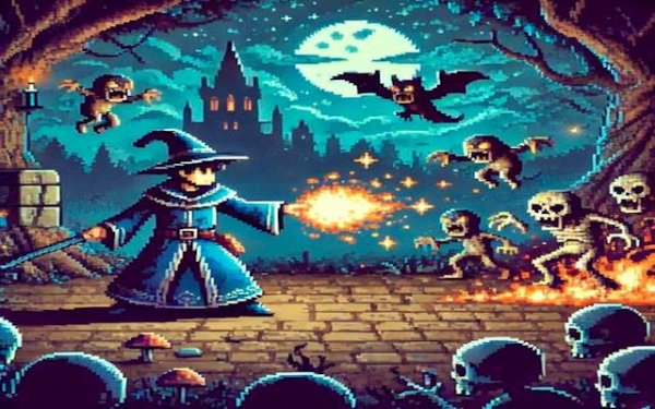 Pixel Wizard - Arcane Arena Survival