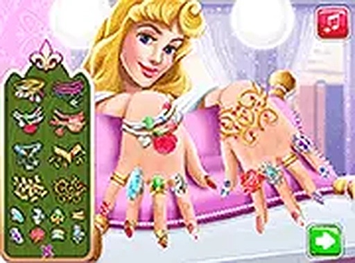 Sleeping Princess Nails Spa Online Game