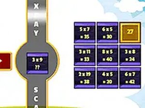 X-Ray Math Multiplication Puzzle Game
