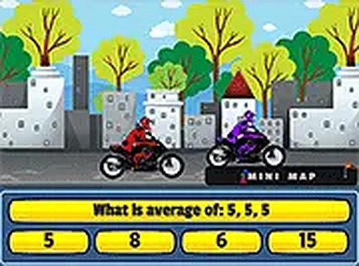 Bike Racing Math: Average Online Game