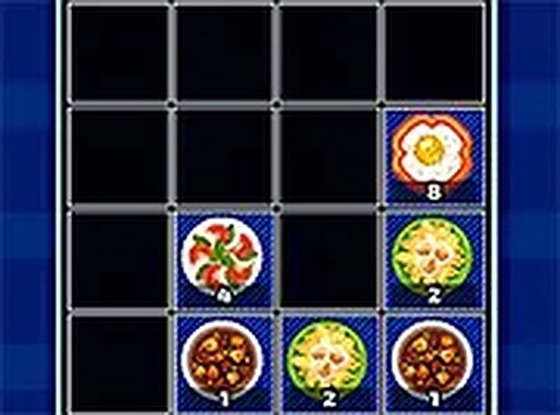 Yummy 2048 Puzzle Game