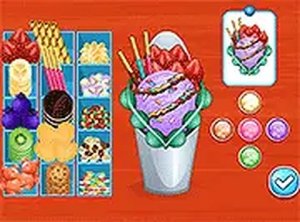 Roxie's Kitchen: Ice Cream Waffle Online Game
