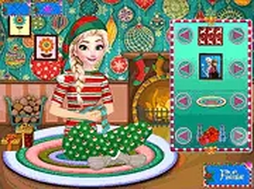Eliza Christmas Night Online Dress Up Game