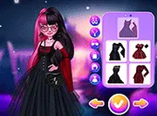Monster Girls Glam Goth Style Dress Up Game