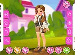 Kiddo Tiny Courier Dress Up Game