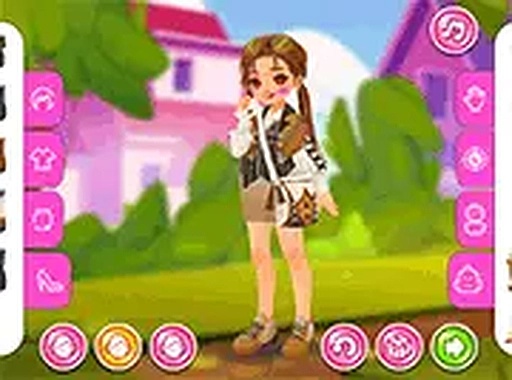 Kiddo Tiny Courier Dress Up Game