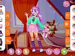 Teen Cute Punk Dress Up Game