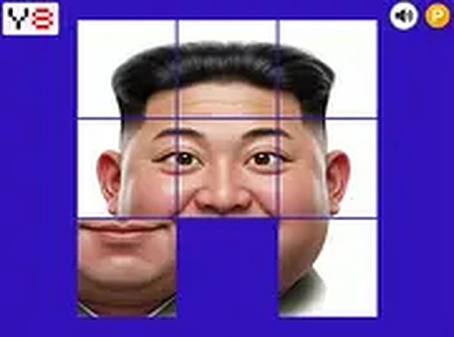 Kim Jong Un Tile Puzzle Online Game