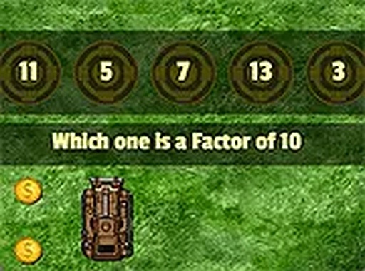 Math Tank Factors Online Game