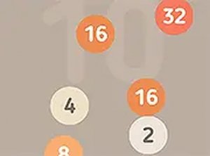 2048 Pucks Merge Puzzle