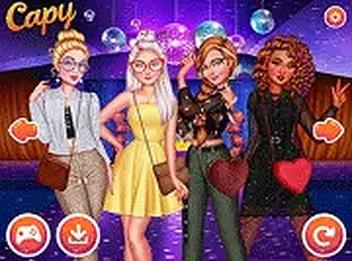 Insta Divas Party Night Dress Up Game