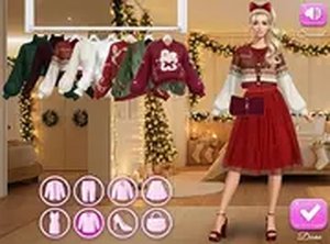 Maria's Christmas Party Dressup Online Game