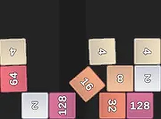 2048 Merge Blocks Physics Puzzle Game